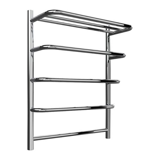 Reina Elvo Modern Ladder Towel Radiator with Shelf Rails