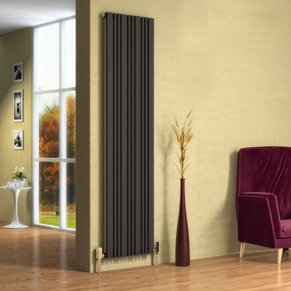 Reina Bonera Vertical Mild Steel Flat Panel Radiator