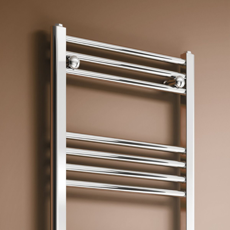 Reina Capo Curved Chrome Towel Rails