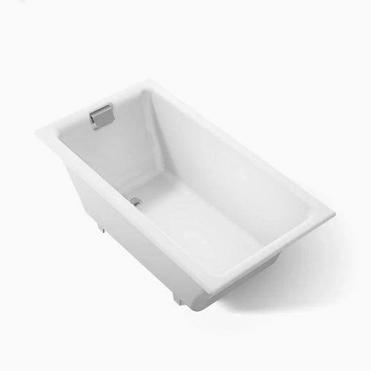 Tea-for-two Rectangle Integrated Bathtub