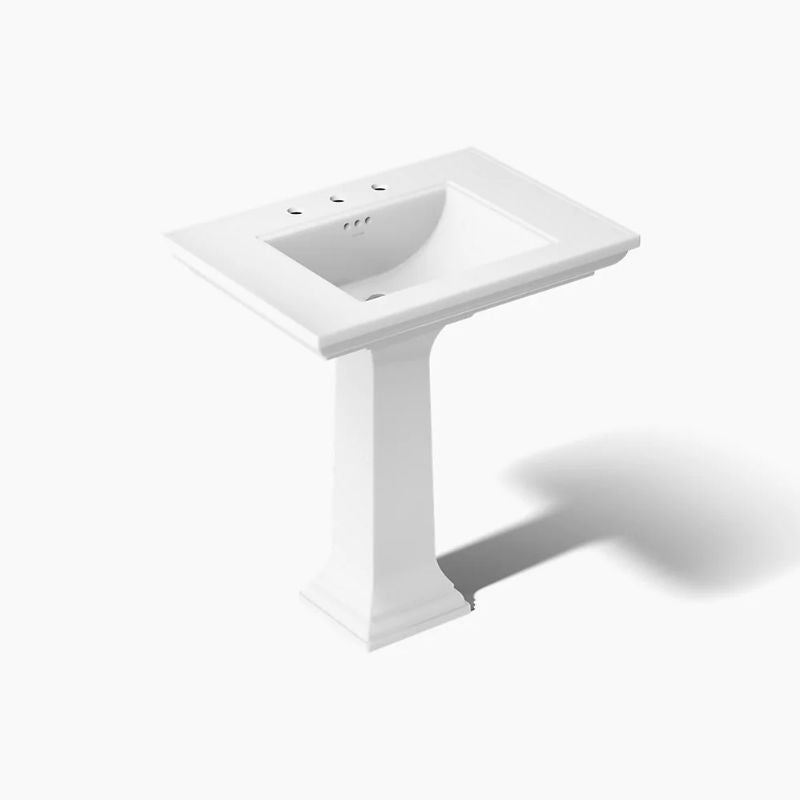 Memoirs Stately Rectangular Pedestal Bathroom Sink
