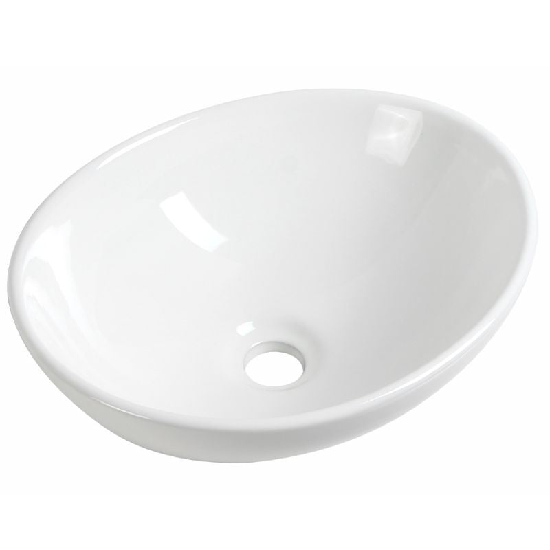 Tailored Bathrooms Pisa Counter Top Ceramic White Basin