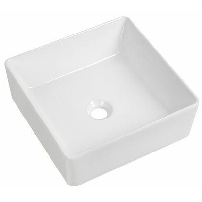 Tailored Bathrooms Parma Square Countertop Basin Gloss White