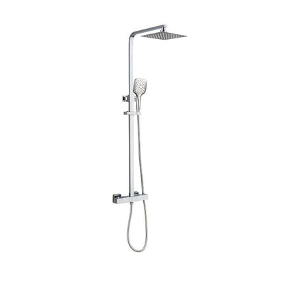 Tailored Bathrooms Menia Premium Square Thermostatic Overhead Showring Kit