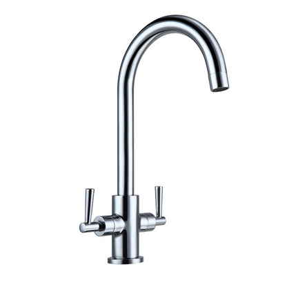 Tailored Bathrooms Monmouth Dual Lever Kitchen Mixer Tap In Chrome