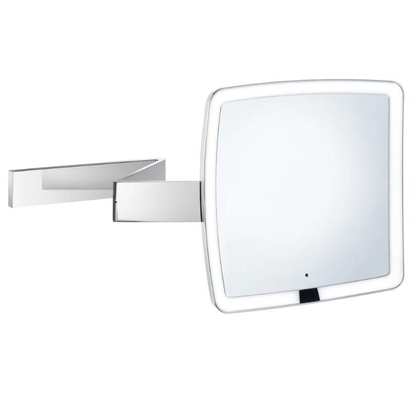 Smedbo OUTLINE LED Shaving & Make-up Mirror 7x Magnification In Chrome
