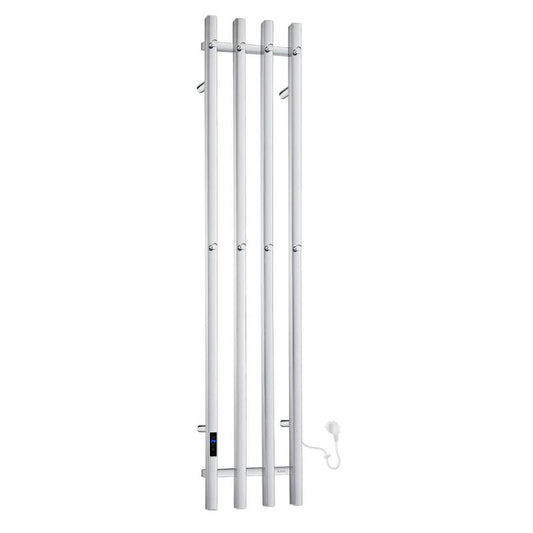 Smedbo DRY Vertical Electric Towel Warmer Polished Stainless Steel