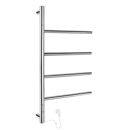 Smedbo DRY 4-Arm Swivel Electric Towel Warmer In Polished Stainless Steel Finish
