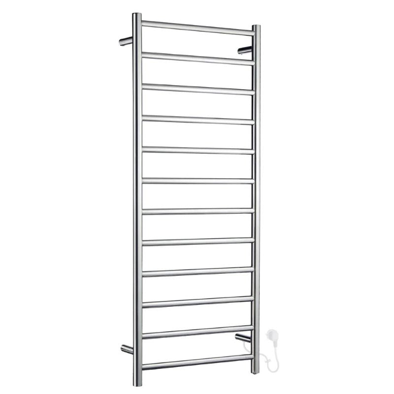 Smedbo DRY High Electric Towel Warmer In Polished Stainless Steel (1212 x 500mm)