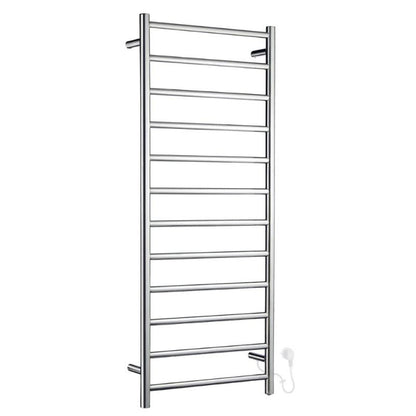Smedbo DRY High Electric Towel Warmer In Polished Stainless Steel (1212 x 500mm)