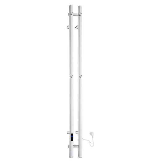 Smedbo DRY Vertical Electric Towel Warmer Polished Stainless Steel