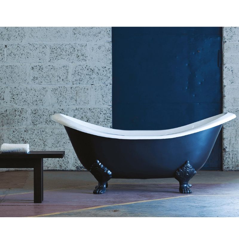 Arroll Villandry Cast Iron Double Slipper Bath with Lion’s Paw Feet