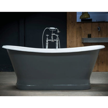 Arroll Lyon Freestanding Cast Iron Bath Bateau Style Bath | Bespoke Finish