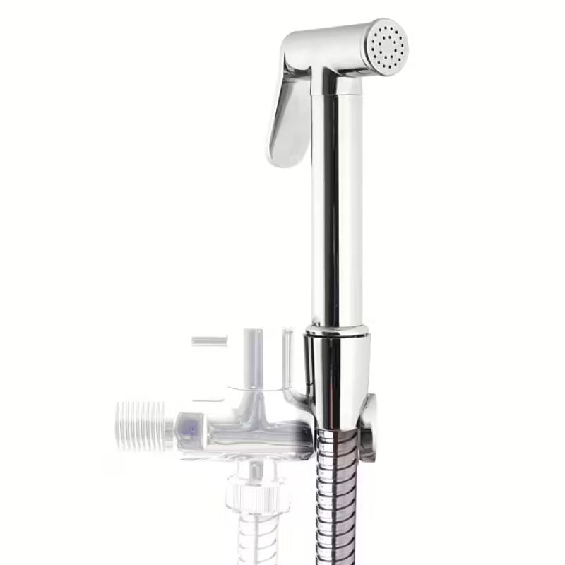 Euroshowers Chrome Bidet Spray Handset Shower Pack – 1 Spray Pattern