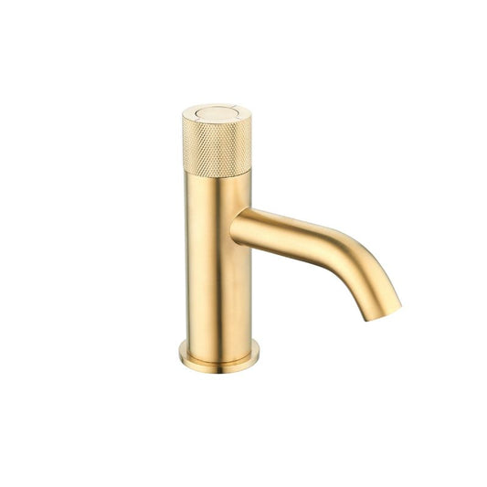 TB Redondo Push Button Basin Mixer Tap Knurled, 0.3–5 Bar