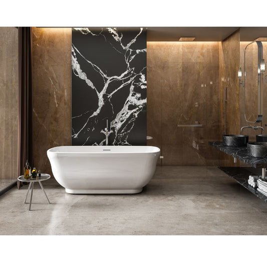 Charlotte Edwards Cyllene Freestanding Bath 1600mm In Gloss White