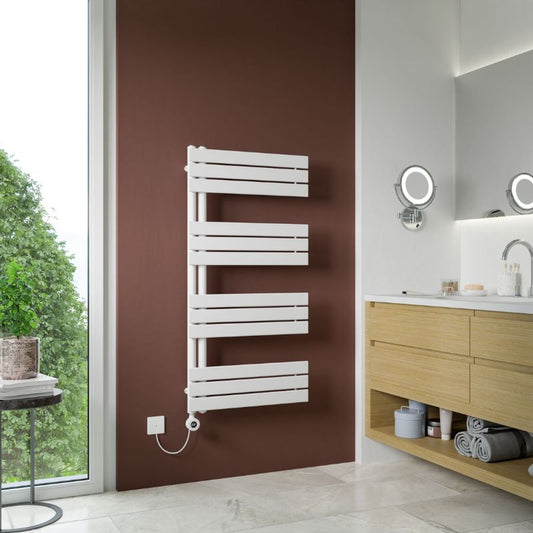 Eucotherm Vega Open Electric Towel Radiator with Smart WiFi Control | 2 Sizes, 2 Colours
