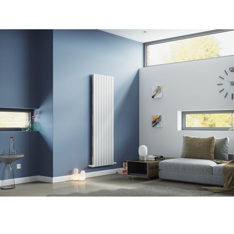 Eucotherm Mars Elegant Duo Vertical Double Flat Panel Radiator Enhances Any Modern Living Space