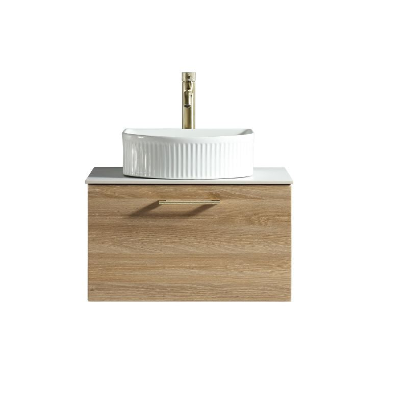 TB Piatta 600mm Wall Hung Vanity w. Sintered Stone Counter Top
