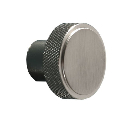 TB Knurled Round Handle - Satin (4381)
