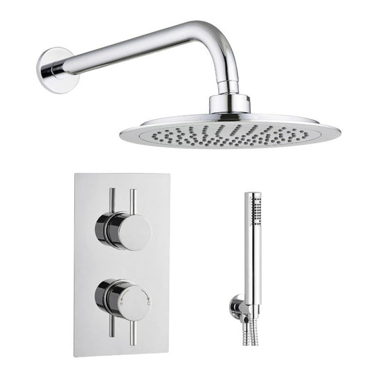 TB Round Concealed Thermostatic 2 Handle Control System