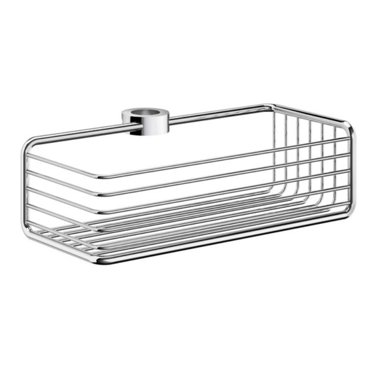 Smedbo SIDELINE Series Brass Shower Riser Rail Basket | 1 Colour
