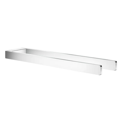 Smedbo OUTLINE Double Towel Rail Polished Chrome Aluminium