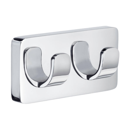 Smedbo ICE Double Towel Hook Brass Wall Hook