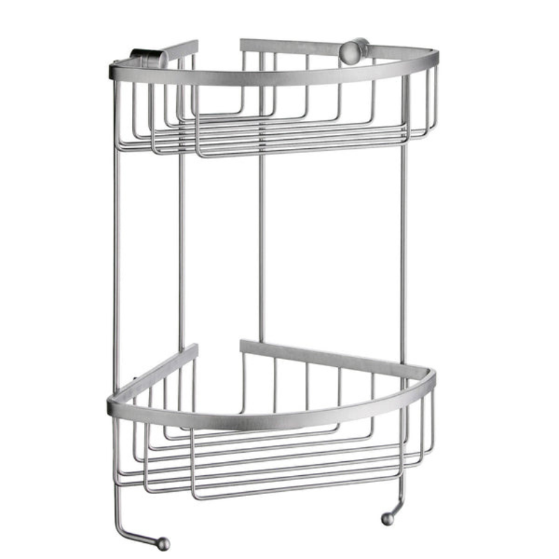 Smedbo SIDELINE Series Double Corner Shower Basket | 2 Colours, 1 Size