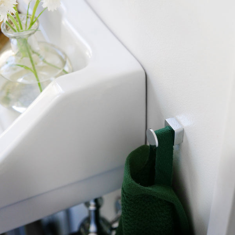 Smedbo ICE Multi-Purpose Brass Wall Towel Hook  | 1 Colour, 1 Size