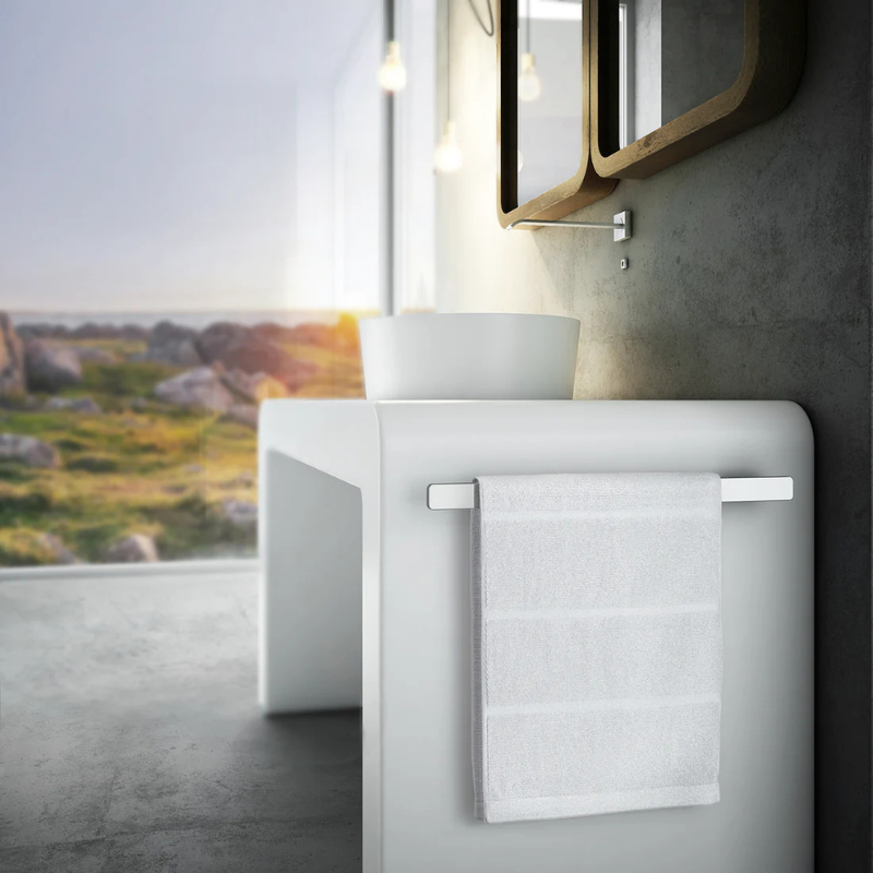 Smedbo OUTLINE Durable Aluminium Cabinet Towel Bar | 2 Colours, 1 Size
