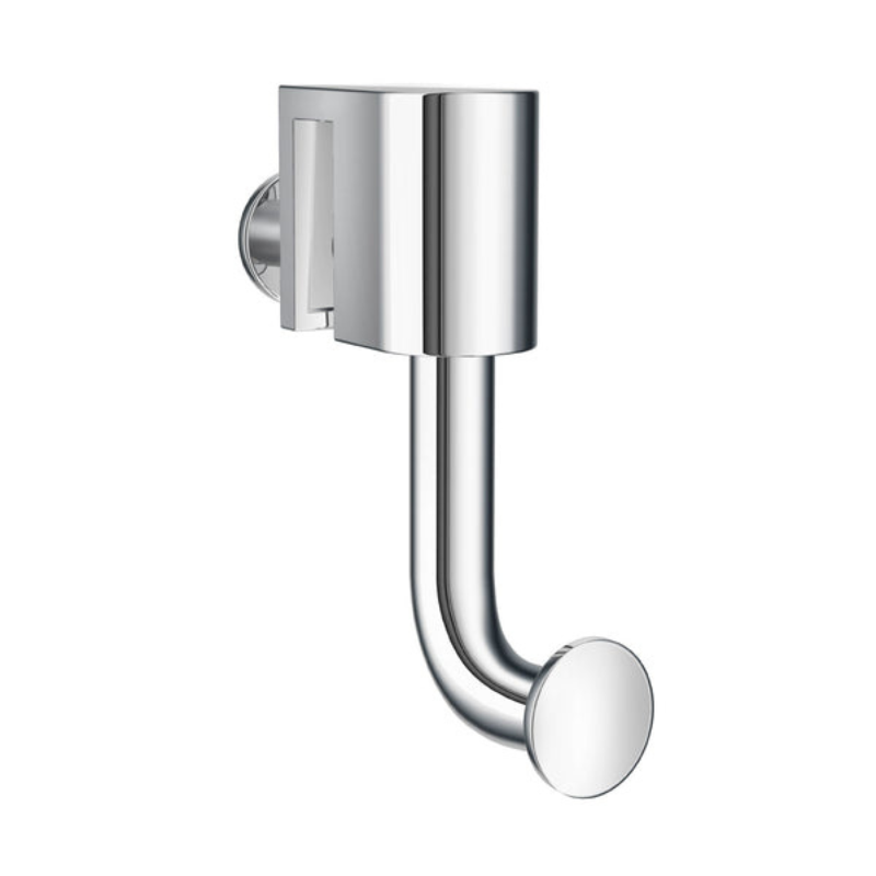 Smedbo SIDELINE Glass Shower Panel Hook In Polished Chrome | 1 Size