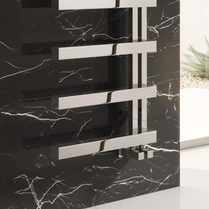 Reina Piazza Stainless Steel Offset Ladder Towel Rail