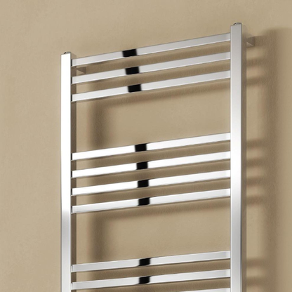 Reina Vasto Chrome Towel Radiator Rail 