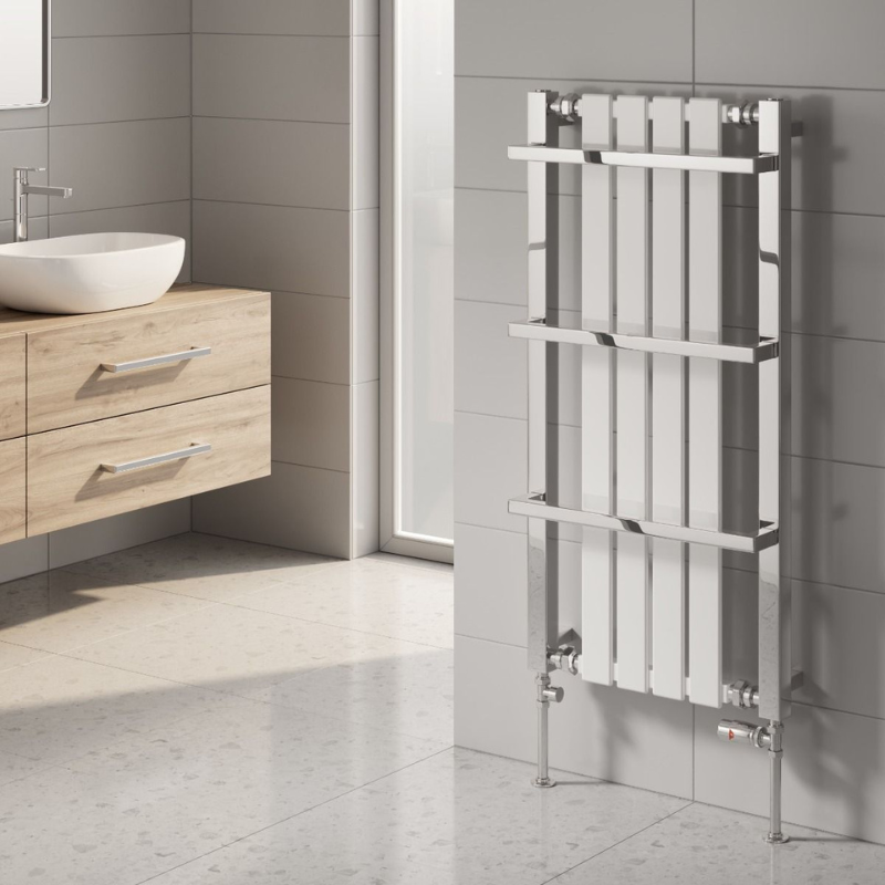 Reina Ashen Designer Towel Rails