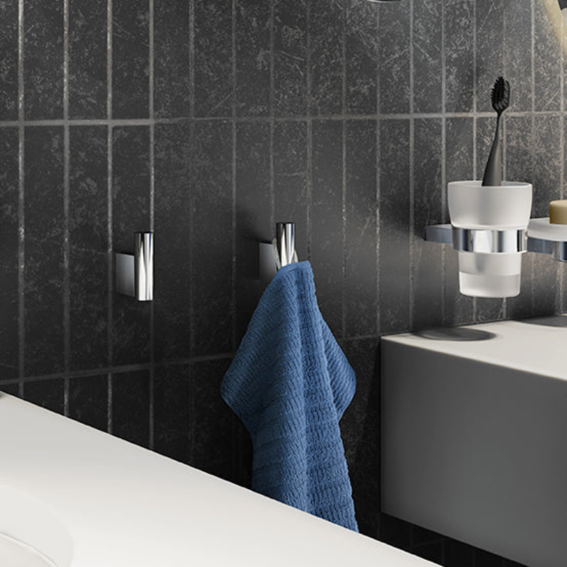 Smedbo AIR Polished Chrome Brass Towel Hook | 1 Colour, 1 Size