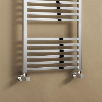 Reina Vasto Chrome Towel Radiator Rail 