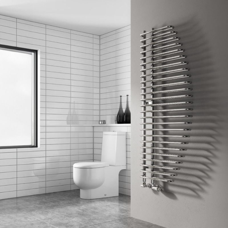 Reina Nola Chrome Towel Radiator Rails