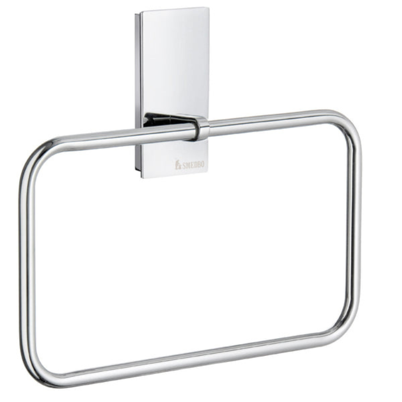 Smedbo POOL Brass Towel Ring In Polished Chrome | 1 Colour, 1 Size