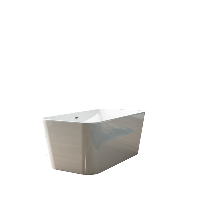Charlotte Edwards Leda Contemporary Double Ended Freestanding Bath In Gloss White