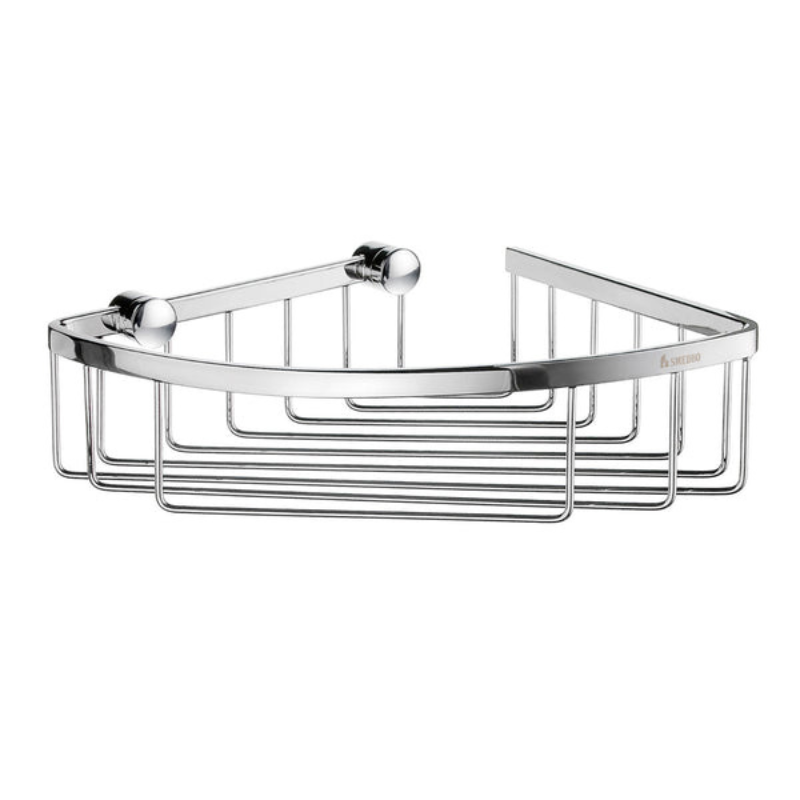 Smedbo SIDELINE Series Corner Shower Basket Solid Brass