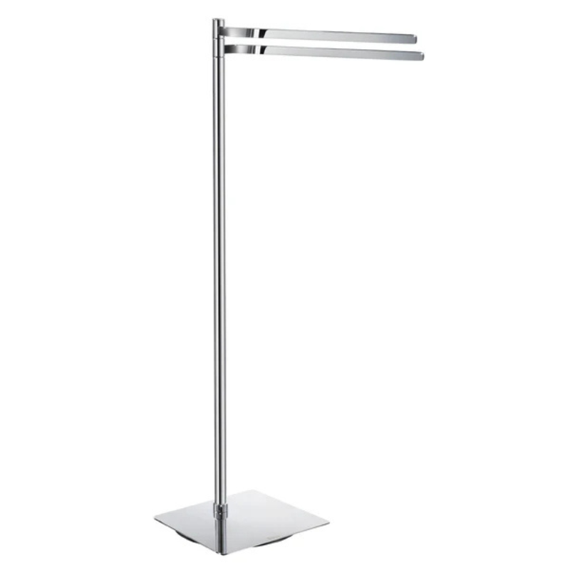 Smedbo OUTLINE Double Towel Rail – Free Standing Polished Chrome Brass
