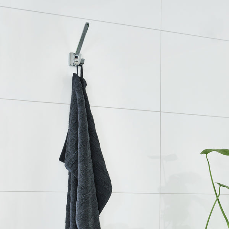 Smedbo ICE Bath Robe Hook Brass Wall Hook