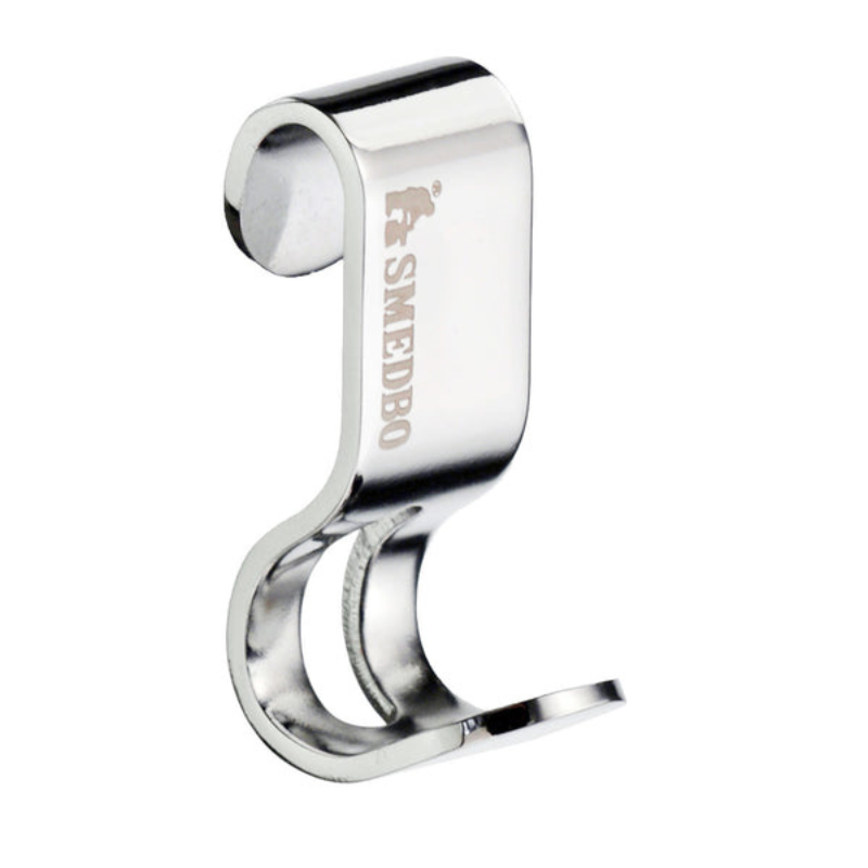 Smedbo SIDELINE Soap Basket Hooks Polished Stainless Steel | 1 Size
