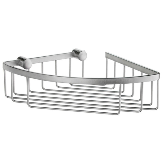 Smedbo SIDELINE Series Corner Shower Basket Solid Brass