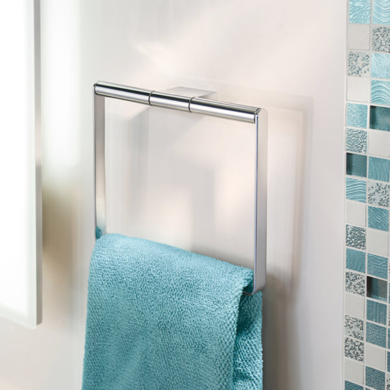 Smedbo AIR Series Brass Towel Ring Polished Chrome Finish