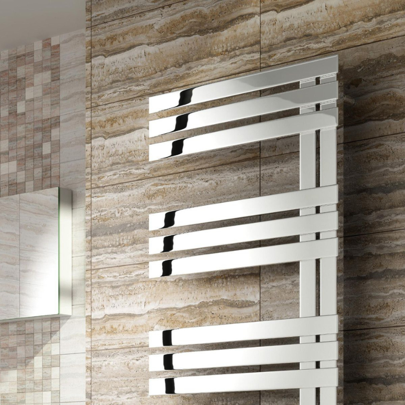 Reina Lovere Modern Offset Ladder Stainless Steel Towel 