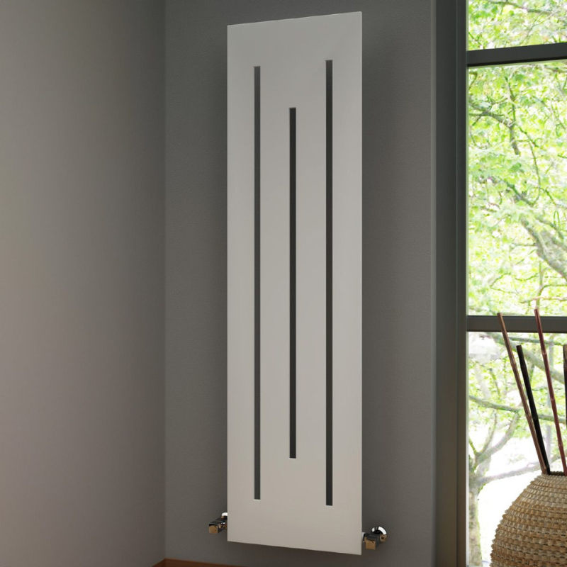 Reina Line Vertical Mild Steel Radiator | 2 Colours, 1 Size