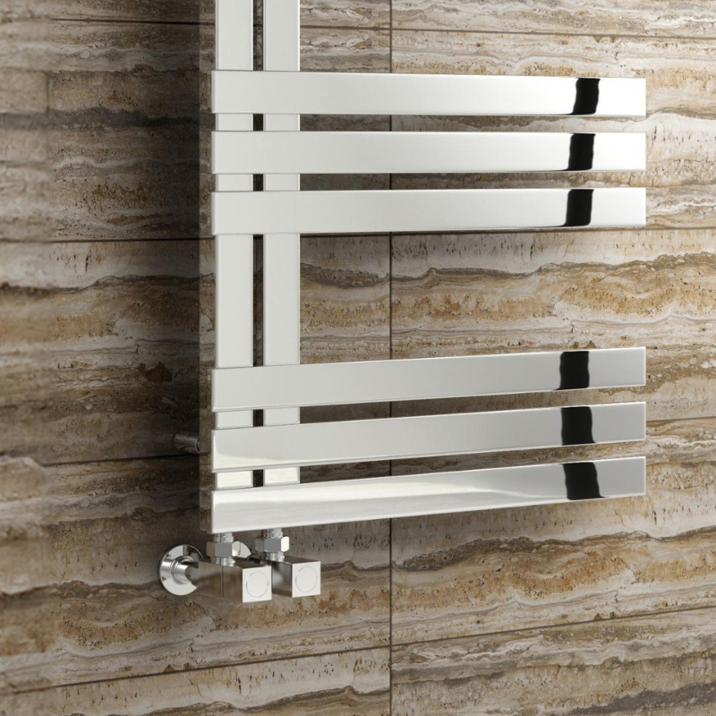 Reina Lovere Modern Offset Ladder Stainless Steel Towel 
