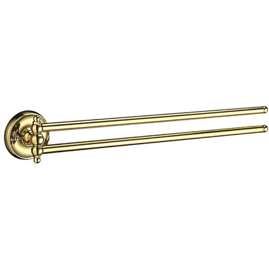 Smedbo VILLA Sleek Swivelling Double Arm Swing Towel Rail 